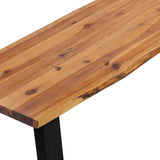 ZNTS Bench Solid Acacia Wood 145 cm 245687