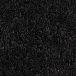 ZNTS Doormat Coir 24 mm 100x150 cm Black 133207