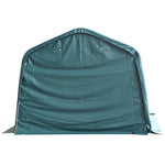 ZNTS Removable Livestock Tent PVC 550 g/m 3.3x16 m Dark Green 274950