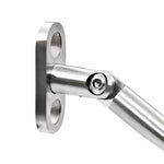 ZNTS VSG Safety Glass Canopy Front Door 90x60 cm Stainless Steel 142823