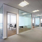ZNTS Frosted Privacy Window Film Adhesive Stripes 0.9x5 m 142788