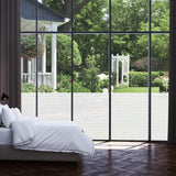 ZNTS Frosted Privacy Window Film Adhesive Stripes 0.9x5 m 142788