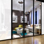 ZNTS Frosted Privacy Window Film Adhesive Stripes 0.9x5 m 142788