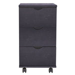 ZNTS Drawer Unit 33x45x60 cm Black 245726