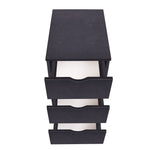 ZNTS Drawer Unit 33x45x60 cm Black 245726