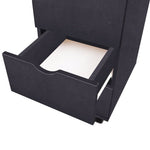 ZNTS Drawer Unit 33x45x60 cm Black 245726