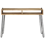 ZNTS Console Table Solid Mango Wood 115x35x76 cm 246022