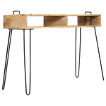 ZNTS Console Table Solid Mango Wood 115x35x76 cm 246022