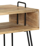 ZNTS Console Table Solid Mango Wood 115x35x76 cm 246022