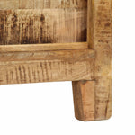 ZNTS Sideboard Solid Mango Wood 160x40x80 cm 246023