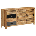 ZNTS Sideboard Solid Mango Wood 160x40x80 cm 246023