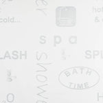 ZNTS Shower Roller Blind 100x240 cm Splash 142872