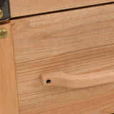 ZNTS Drawer Cabinet Solid Fir Wood 91x35x73 cm 245774