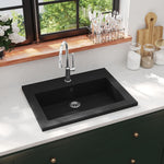 ZNTS Granite Basin 600x450x120 mm Black 142962