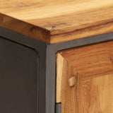 ZNTS Sideboard Recycled Teak and Steel 65x30x70 cm 246279
