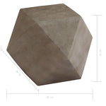 ZNTS Side Table Concrete 40x40x40 cm 246094