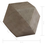 ZNTS Side Table Concrete 40x40x40 cm 246094