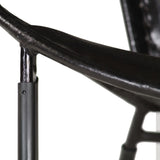 ZNTS Chair Black Real Leather 246368