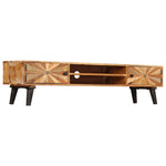 ZNTS TV Cabinet Solid Mango Wood 145x35x35 cm 246165