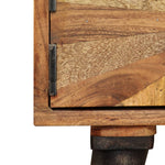 ZNTS TV Cabinet Solid Mango Wood 145x35x35 cm 246165