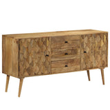 ZNTS Sideboard Solid Mango Wood 145x40x75 cm 246153