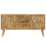 ZNTS Sideboard Solid Mango Wood 145x40x75 cm 246153