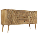 ZNTS Sideboard Solid Mango Wood 145x40x75 cm 246153