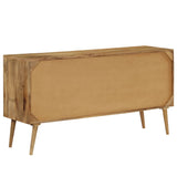 ZNTS Sideboard Solid Mango Wood 145x40x75 cm 246153