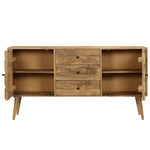 ZNTS Sideboard Solid Mango Wood 145x40x75 cm 246153