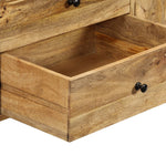 ZNTS Sideboard Solid Mango Wood 145x40x75 cm 246153