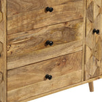 ZNTS Sideboard Solid Mango Wood 145x40x75 cm 246153