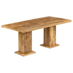 ZNTS Massive Dining Table Solid Mango Wood 178x90x77 cm 246266