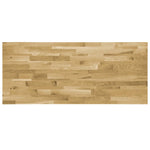 ZNTS Table Top Solid Oak Wood Rectangular 44 mm 120x60 cm 246001