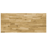 ZNTS Table Top Solid Oak Wood Rectangular 44 mm 120x60 cm 246001