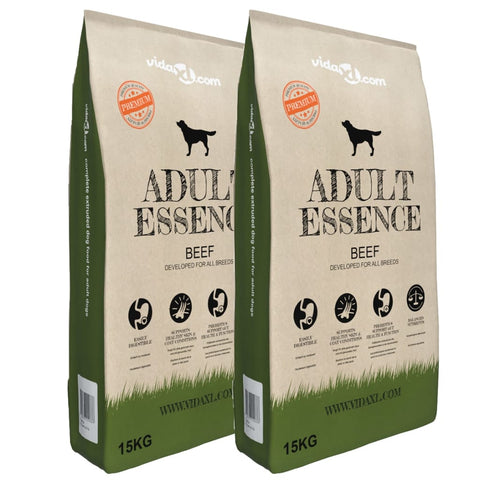 ZNTS Premium Dry Dog Food Adult Essence Beef 2 pcs 30 kg 275191