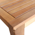 ZNTS Bar Table Solid Acacia Wood 60x60x105 cm 246663
