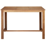 ZNTS Bar Table Solid Acacia Wood 150x70x105 cm 246665