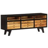 ZNTS TV Cabinet Solid Mango Wood 120x30x50 cm 246326