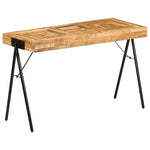 ZNTS Writing Table Solid Mango Wood 118x50x75 cm 246338