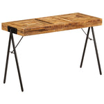 ZNTS Writing Table Solid Mango Wood 118x50x75 cm 246338