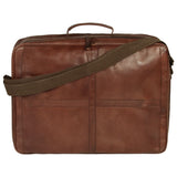 ZNTS Weekend Bag Real Leather Brown 133320