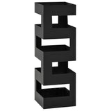 ZNTS Umbrella Stand Tetris Steel Black 246794