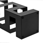 ZNTS Umbrella Stand Tetris Steel Black 246794