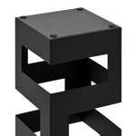 ZNTS Umbrella Stand Tetris Steel Black 246794
