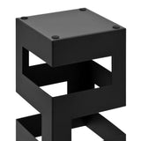 ZNTS Umbrella Stand Tetris Steel Black 246794