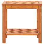 ZNTS Side Table Solid Acacia Wood 45x33x45 cm 44067