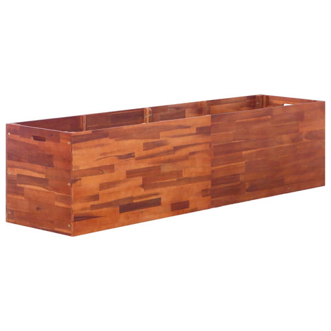 ZNTS Garden Raised Bed Acacia Wood 200x50x50 cm 44028