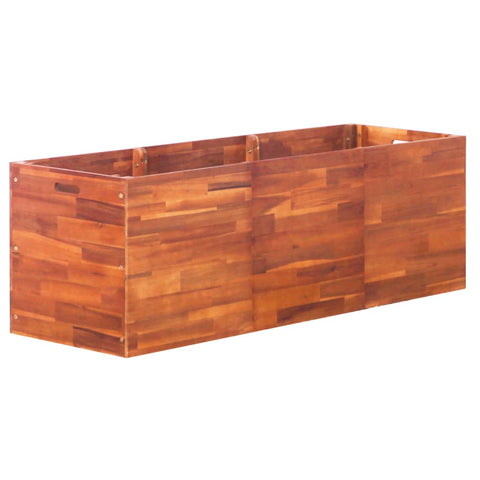 ZNTS Garden Raised Bed Acacia Wood 150x50x50 cm 44030