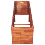 ZNTS Garden Raised Bed Acacia Wood 150x50x50 cm 44030