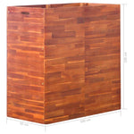 ZNTS Garden Raised Bed Acacia Wood 100x50x100 cm 44031